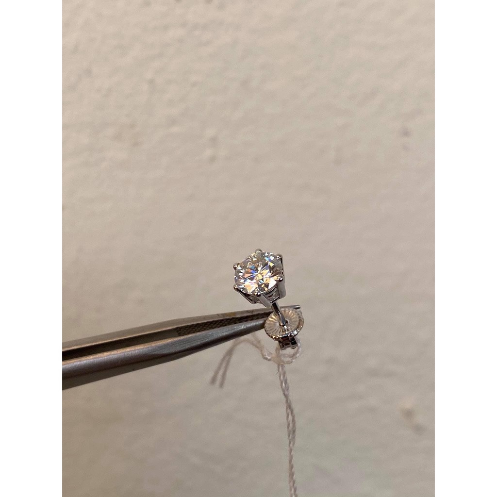 Kim cương nhân tạo Moissanite nước D - VVS1 . Full kiểm định quốc tế GRA, trang sức nhẫn, dây chuyền, khuyên tai