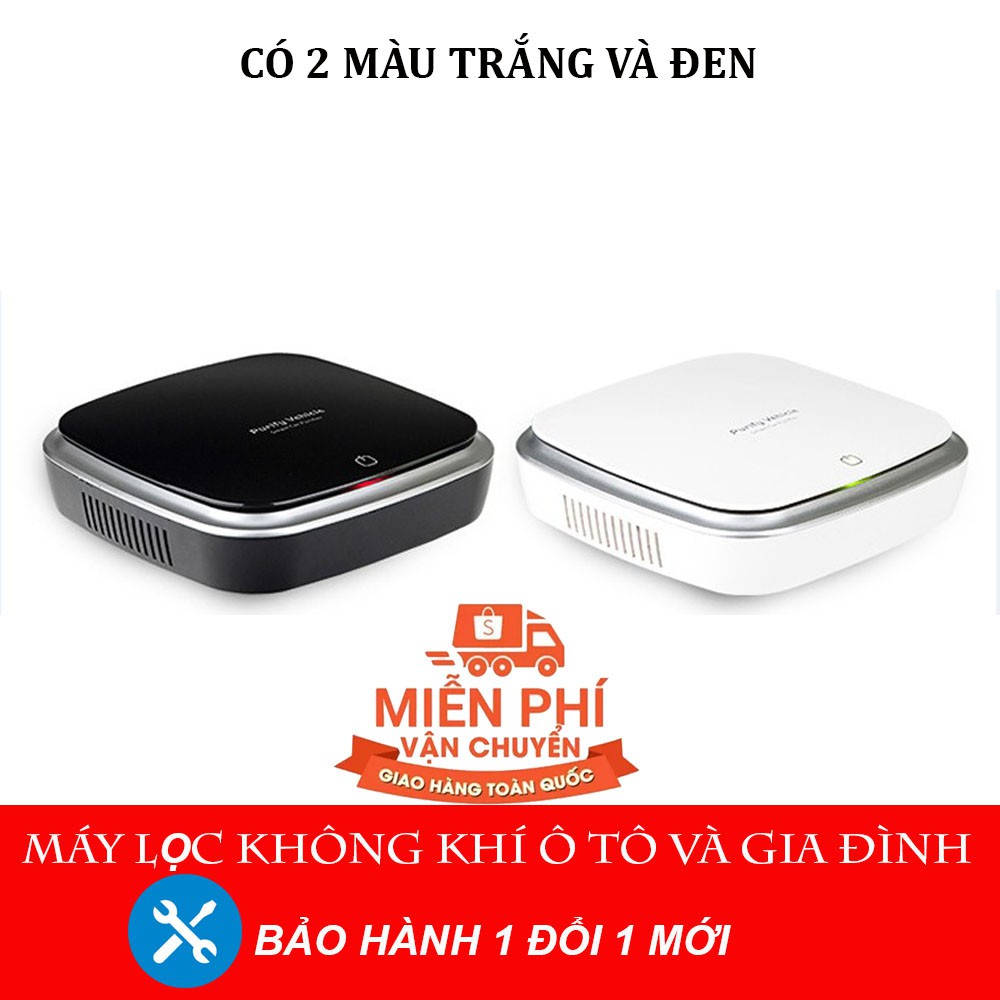 [BH 1 ĐỔI 1] Máy Lọc Không Khí, Máy Lọc Không Khí Ô TÔ Và Gia Đình, Khử Mùi Nhanh, An Toàn,Hiệu Quả. Mua Ngay!