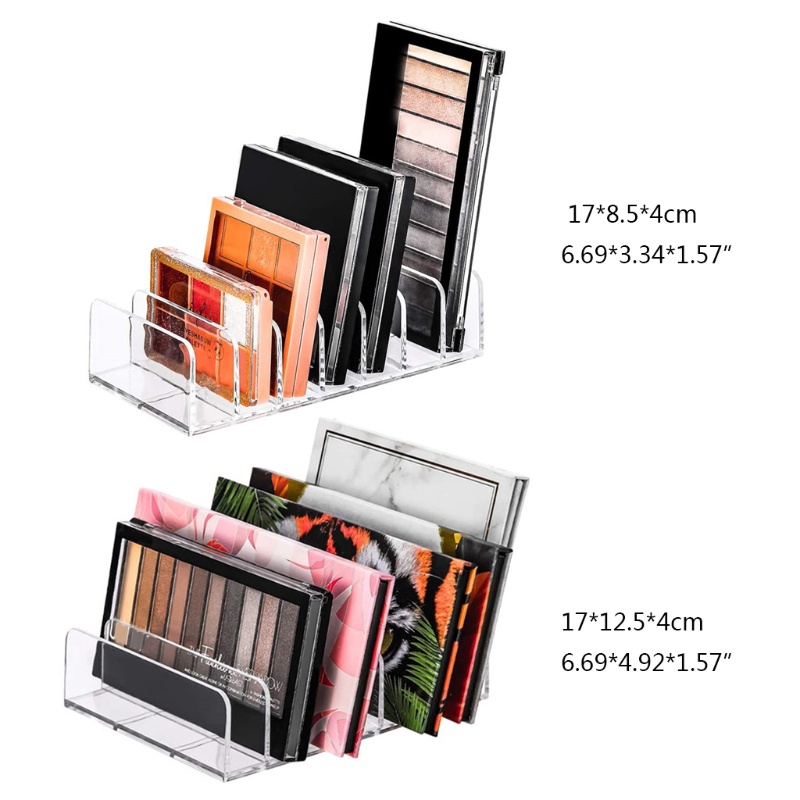Khay Đựng Bảng Phấn Mắt 7 Ngăn Bằng Acrylic Chia Ngăn Tiện Dụng