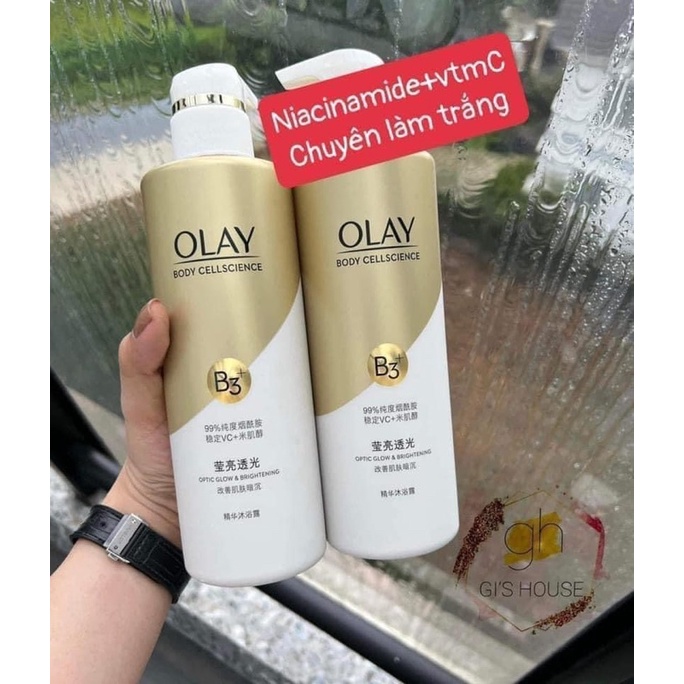[New] Sữa tắm Olay Body Cellsciance B3 + Vitamin C giúp trắng da 500ml (Bản trung)
