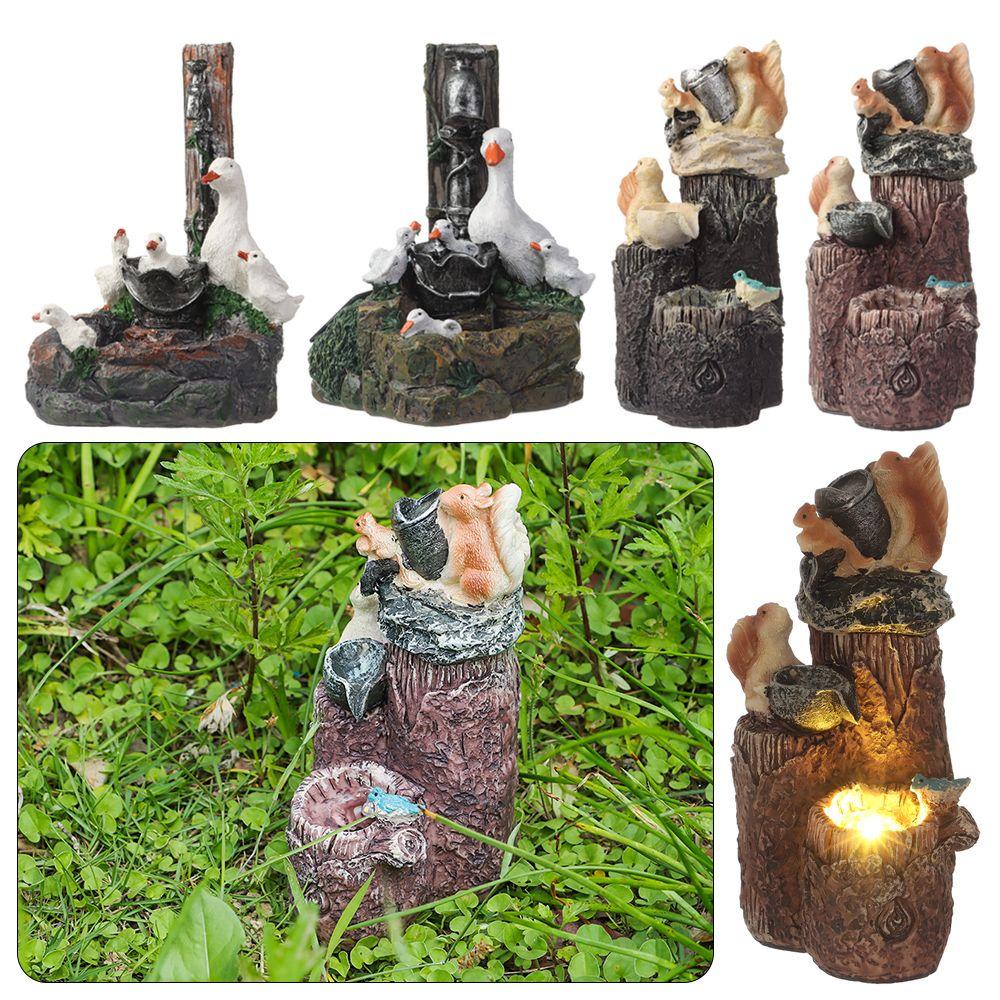 KUNHEV Tượng Vịt Sử Dụng Năng Lượng Mặt Trời Trang Trí Sân Vườn