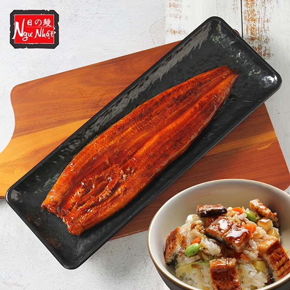 Lươn Nhật Unagi Kabayaki nguyên con - cá chình Unagi phủ sốt Kabayaki 250gr đông lạnh