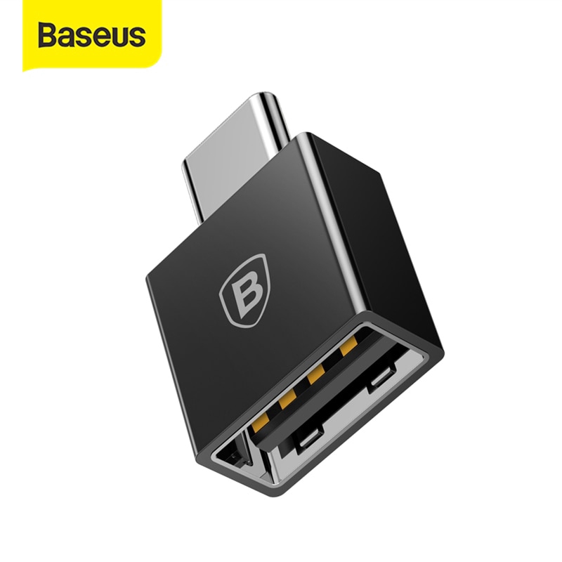 Đầu chuyển đổi OTG Baseus từ USB sang type-C dành cho Notebook