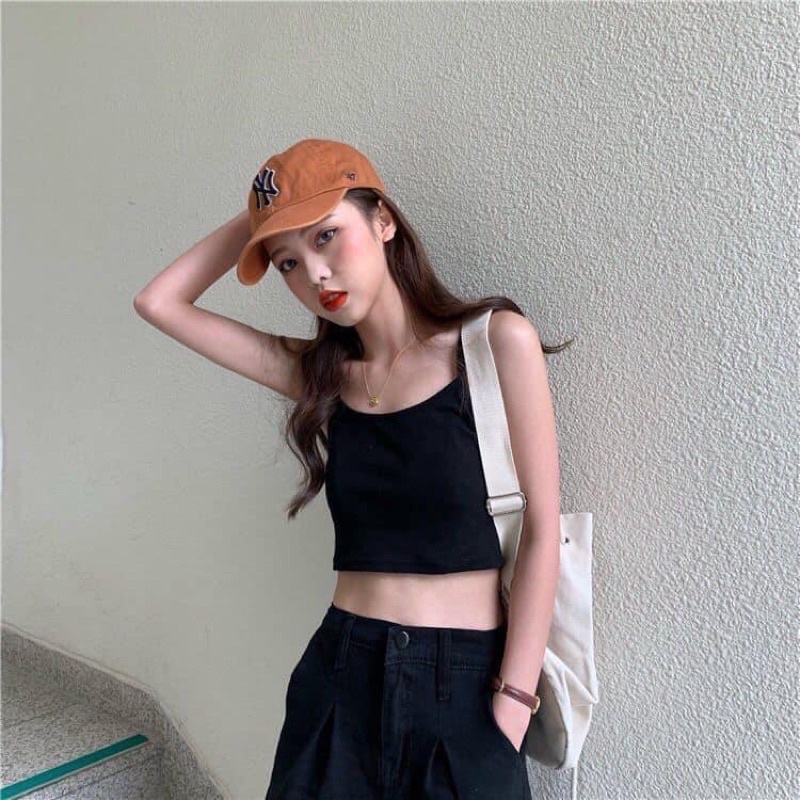 Áo sơ mi babydoll dài tay 2 màu - Áo dây trơn 2 màu