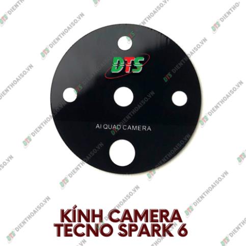 Kính camera tecno Spark 6 kèm keo dán