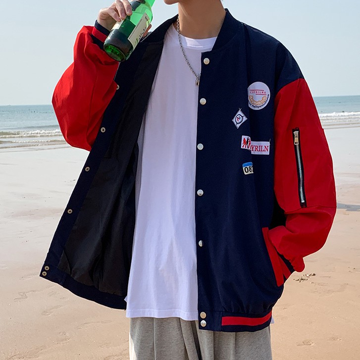 Áo khoác bomber phong cách Hàn Quốc thời trang cho nam