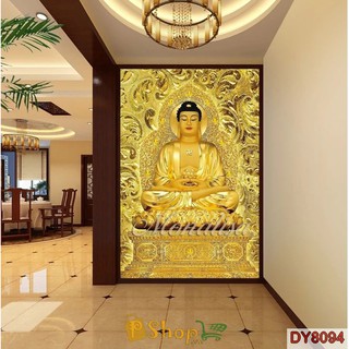 Tranh đính đá Đức Phật Thích Ca Mâu Ni - DY8094 (50x70 cm)