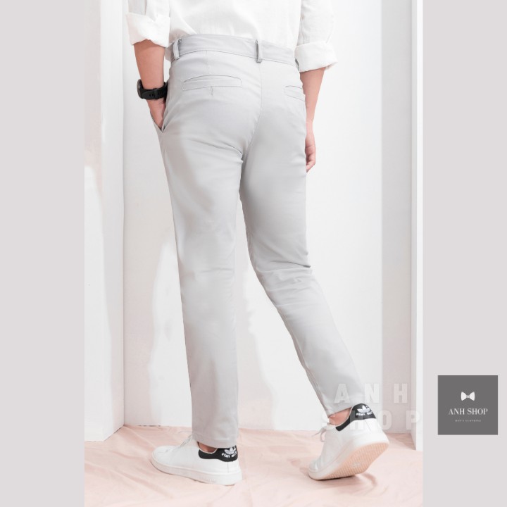 Quần kaki nam dáng côn, chất vải cao cấp, phong cách Hàn Quốc - QKK