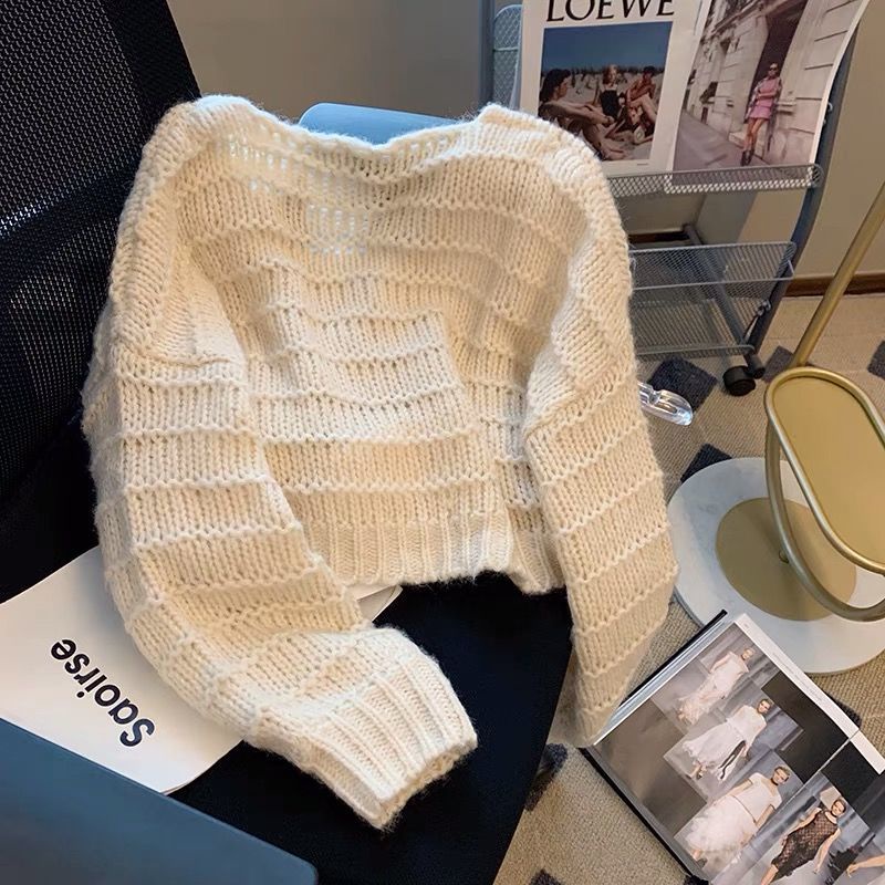 Áo Khoác Cardigan Dệt Kim Dáng Rộng Mềm Mại Thời Trang Mùa Thu Cho Nữ