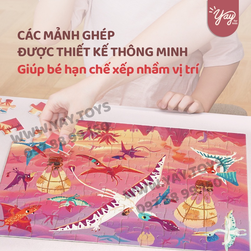 [6 CHỦ ĐỀ] Bộ Tranh Xếp Hình Cổ Tích cho bé 3+ - MIDEER + TOI