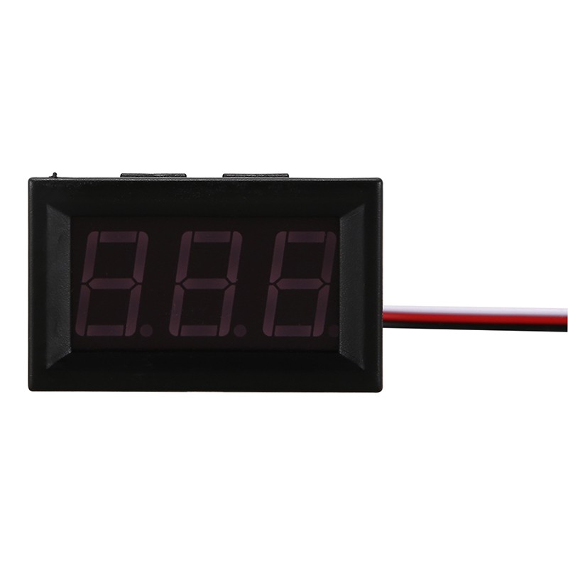 Mini voltmeter tester Digital voltage test battery DC 0-30V red auto