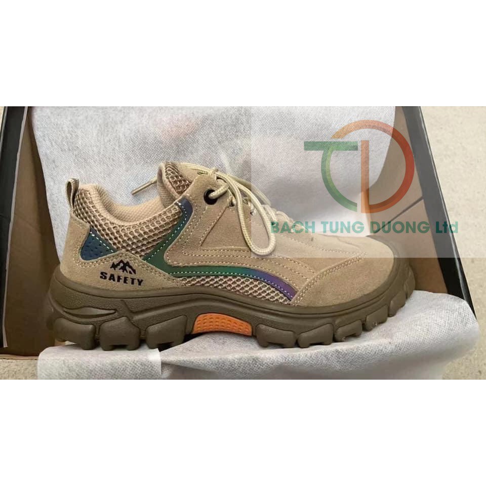 GIÀY BẢO HỘ CAO CẤP 376 DA LỘN MŨI THÉP CHỐNG VA ĐẬP VÀ ĐẾ CHỐNG ĐINH CAO CẤP