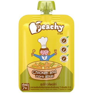 Súp gà và bắp (Peachy) - 125g