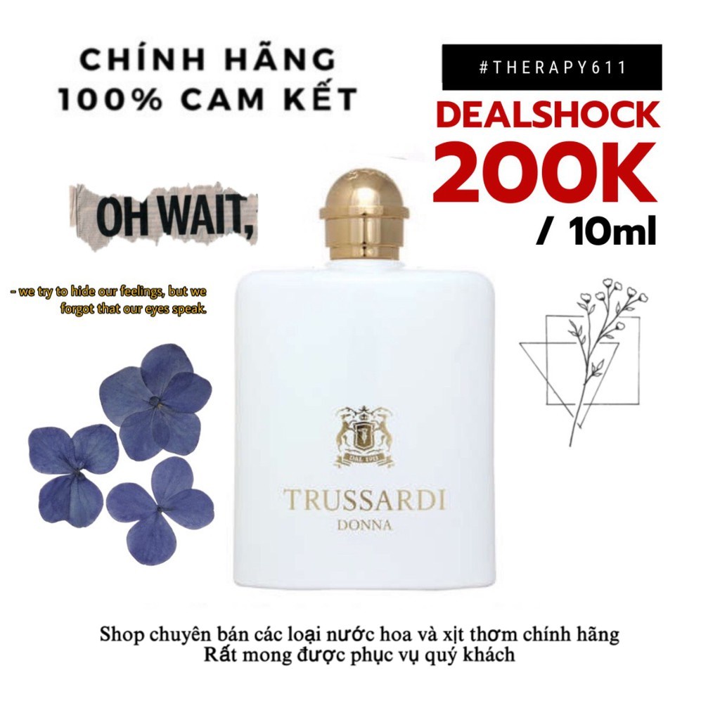 ..::✨ Nước hoa Trussardi Donna EDP Spray / Chuẩn authentic Edp ✨::..