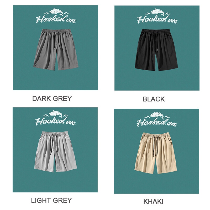 Quần short thể thao AOKANG dáng rộng lưng thun co giãn cá tính thời trang dành cho nam