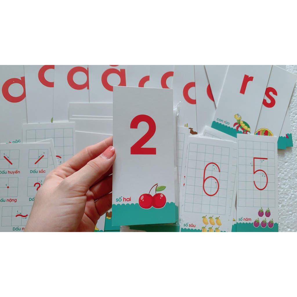 Bộ Thẻ Học Flashcard Thông Minh Học Chữ Cái Và Số Đếm Cho Bé