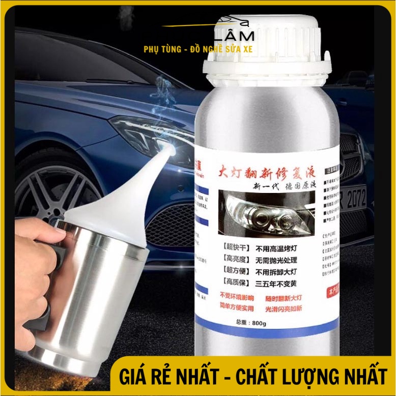 Nano Phục Hồi Đánh Bóng Chóa Pha Đèn Ô Tô Xe Máy