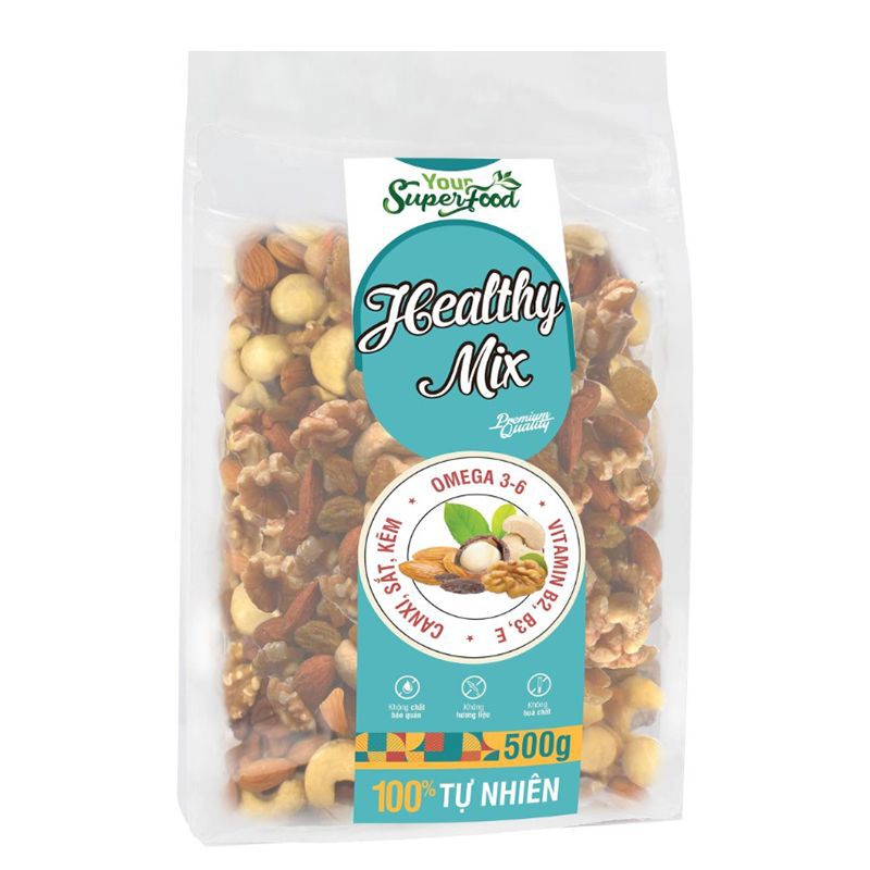 Healthy mix 5 loại hạt Your Super Food 500g