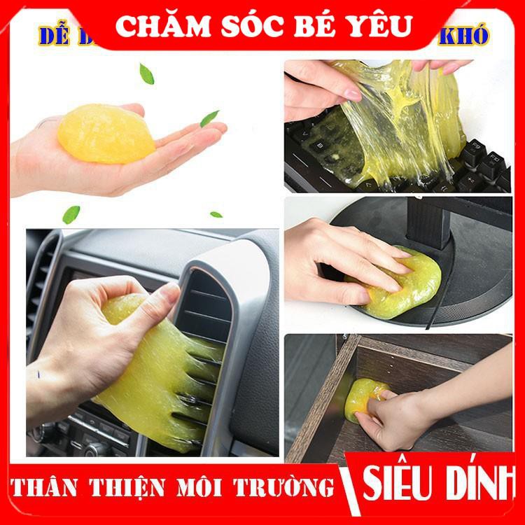 Miếng Bùn dẻo, Gel Silicon lau bụi, vệ sinh nội thất xe hơi, điện thoại, máy tính hiệu quả