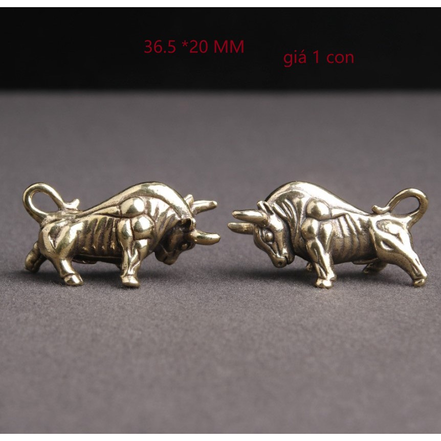 Tượng bò tót bằng Đồng 🎁FREESHIP🎁Tượng đồng phụ kiện tiểu cảnh, bàn trà, trang trí bonsai, bàn làm việc | BigBuy360 - bigbuy360.vn