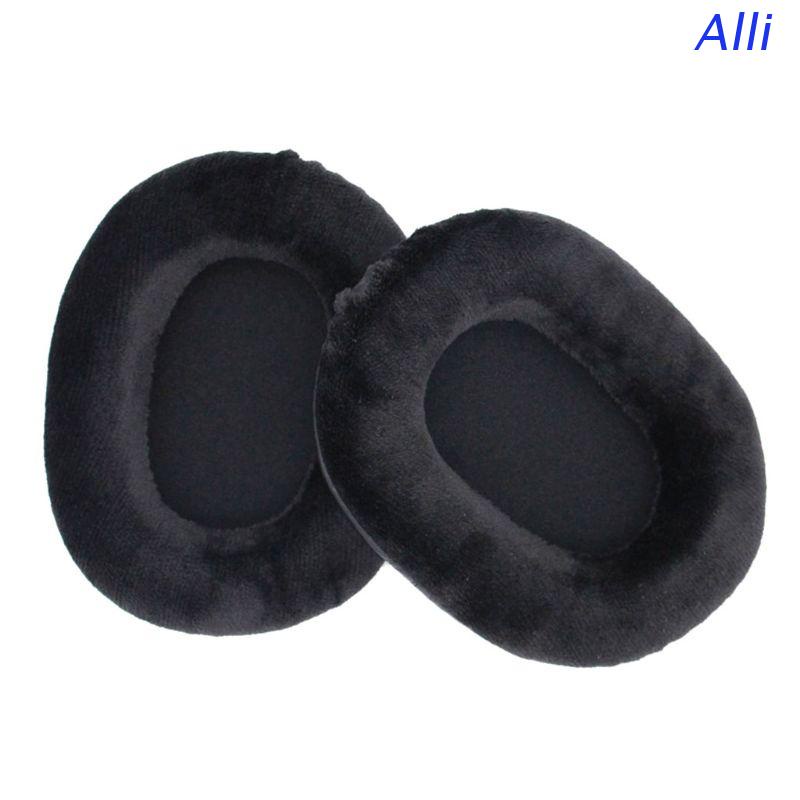 Cặp Mút Đệm Tai Nghe Bằng Nhung Màu Đen Cho ATH M50 M50S M50X M40 M40S M40X Chất Lượng Cao