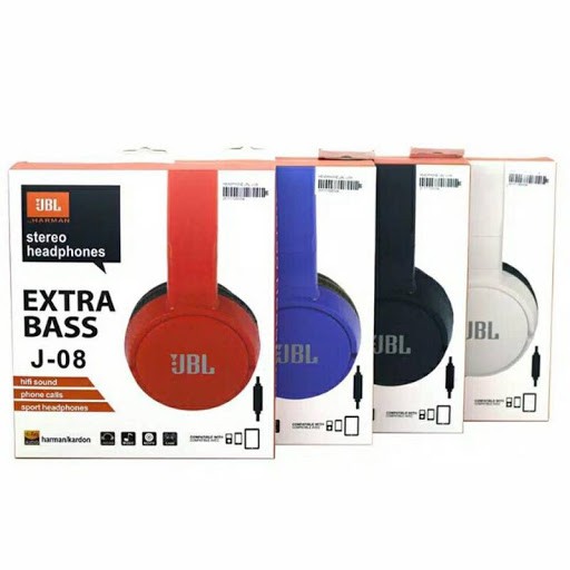 Tai nghe bluetooth chụp tai JBL J08 cao cấp, bass cực chất, hàng chính hãng