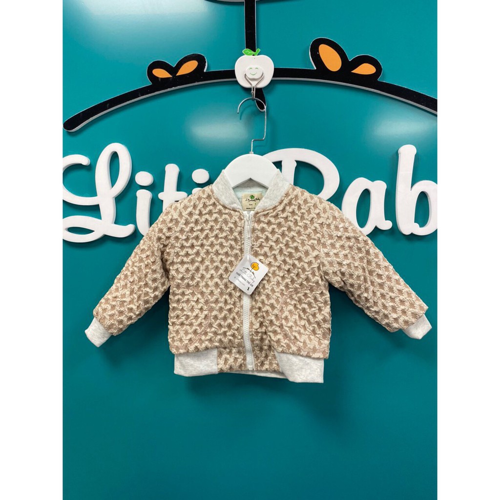 Áo khoác lót lông dài tay thu đông bo gấu bé gái size 1-7T, cho bạn 10-23kg. Họa tiết lạ mắt, trần lông trong siêu ấm