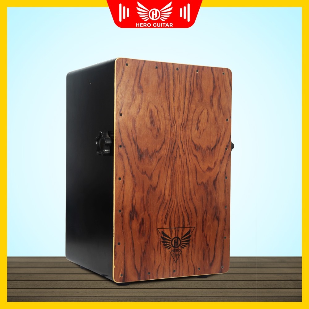 Trống cajon loại tốt (có tay vặn điều chỉnh âm thanh) sale sốc- Hero guitar Đà Nẵng