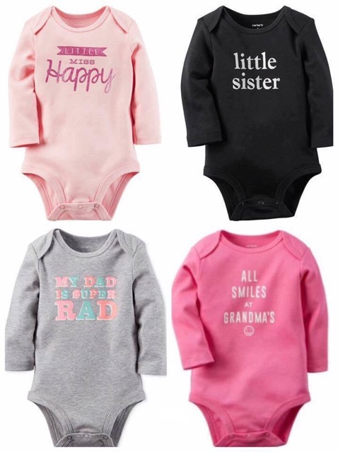 Body Carter dài tay cho bé trai bé gái