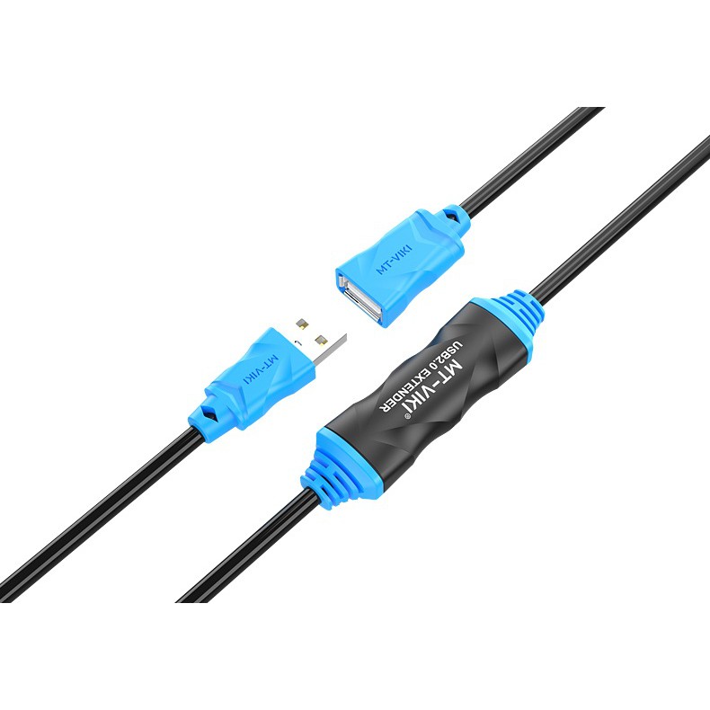 Cáp nối dài USB 15m Có IC khuếch đại tín hiệu VIKI - Dây nối dài usb 15m MT- Viki