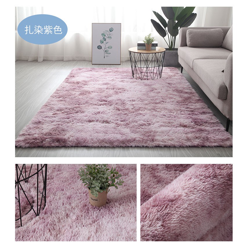 [XẢ KHO NGHỈ BÁN] Thảm Lông Trải Sàn PITTSHOP Loại Dày Hàng Đẹp ( Kích Thước 1m6 x 2m - Mặt Sau Chồng trơn)