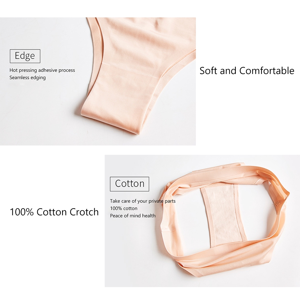 🍒ME🍒 Women Sexy Lingerie G-String Solid Color Underwear Ice Silk Thong | BigBuy360 - bigbuy360.vn