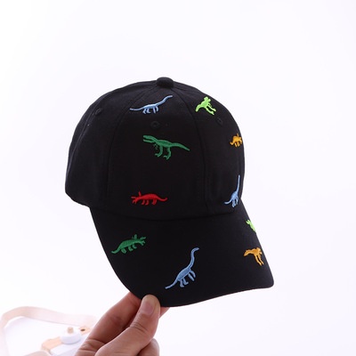 Mũ Lưỡi Trai vải thêu hình nhiều màu dễ thương cho bé trai bé gái từ 2-6 tuổi phong cách Hàn Quốc