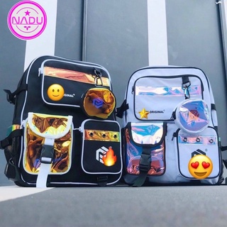 BALO PHẢN QUANG HỌC SINH TIBI HOLOGRAM Nam Nữ Đi Học Đi Chơi THỜI TRANG PHONG CÁCH HÀN QUỐC HOT