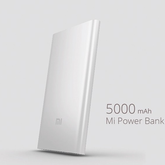 Pin sạc dự phòng Xiaomi Mi 2 5.000 mAh - Vỏ hộp kim nhôm nguyên khối siêu mỏng 9mm - Lõi pin Lithium-ion Polymer