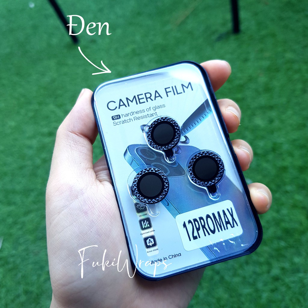Bộ Kính Camera bảo vệ mắt camera Dành Cho 12 Pro Max 12 Pro, 12 , 11 PRO MAX, 11 Pro FukiShop