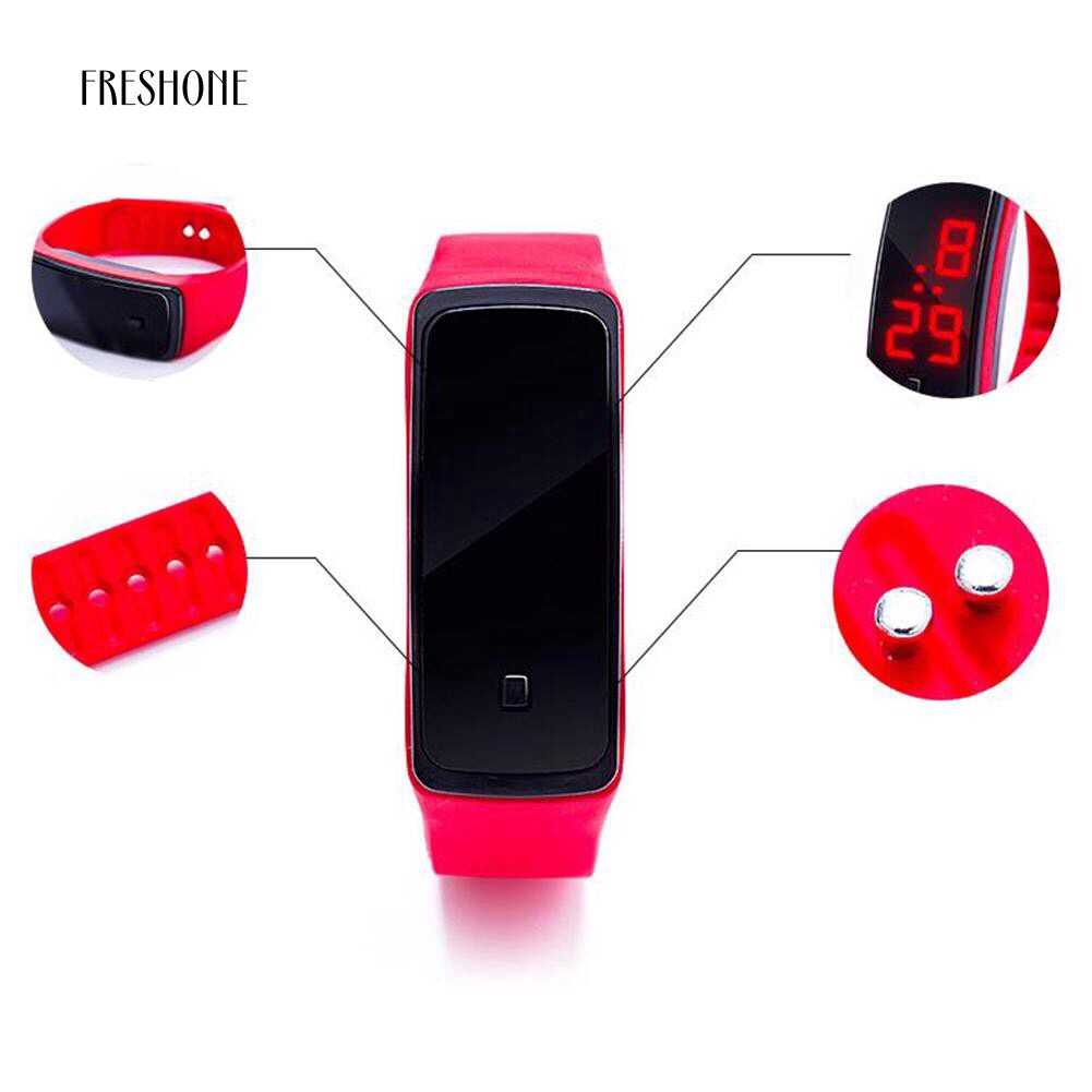 Kids Watches Sports Waterproof Silicone Band LED Digital Wrist Watch Students Silicone Band Bracelet | BigBuy360 - bigbuy360.vn