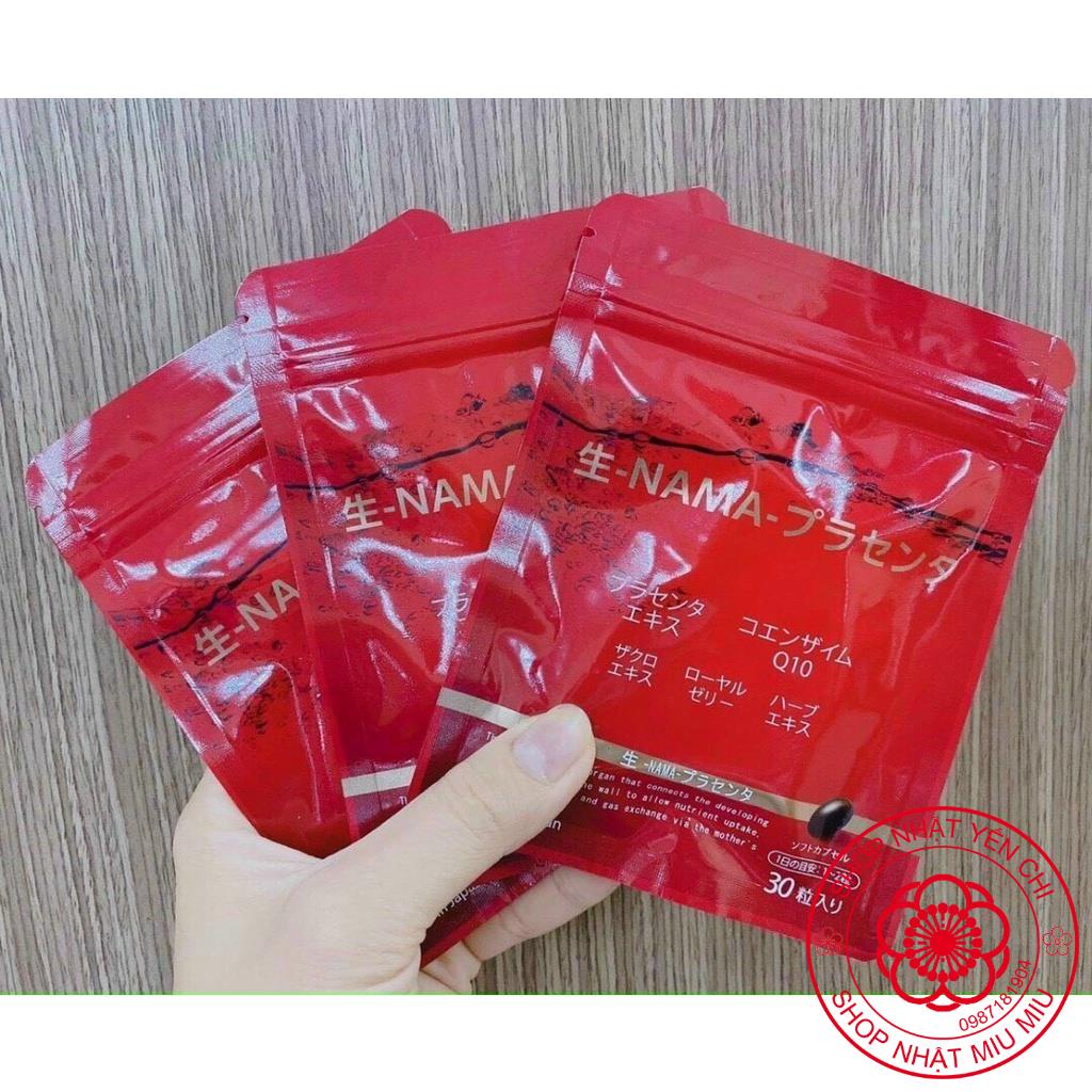 Viên nhau thai tươi, sữa ong chúa, coenzym Q10 Nhật bản