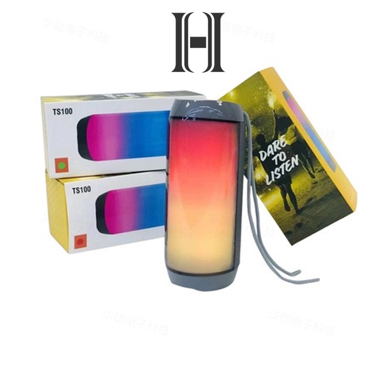 Loa Bluetooth Không Dây Kiêm Đèn Led Theo Nhạc , Âm Thanh Tuyệt Đỉnh - LỖI 1 đổi 1