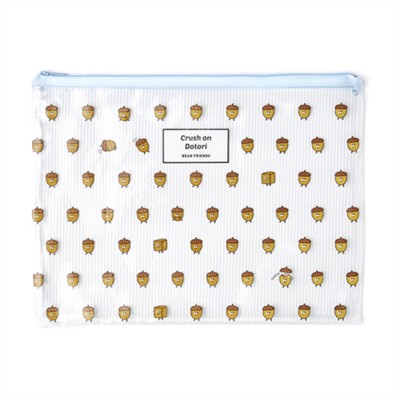 Túi Lưới ARTBOX Phối Dây Kéo Cỡ Lớn Màu Xanh Dương