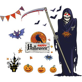 decal trang trí halloween người ma