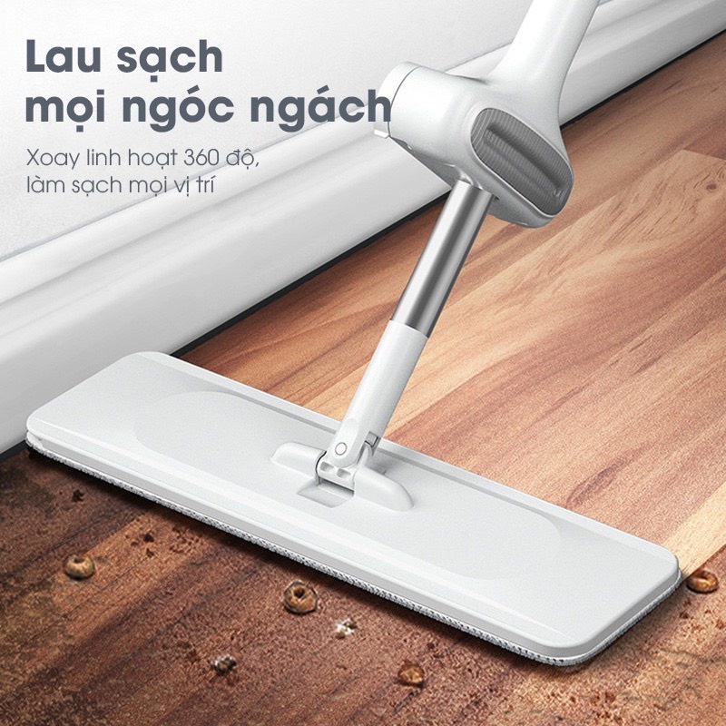 Cây lau nhà tự vắt thông minh SAMONO SCM002 đầu xoay 360 độ linh hoạt lau mọi ngóc ngách trong căn nhà - Hành chính hãng