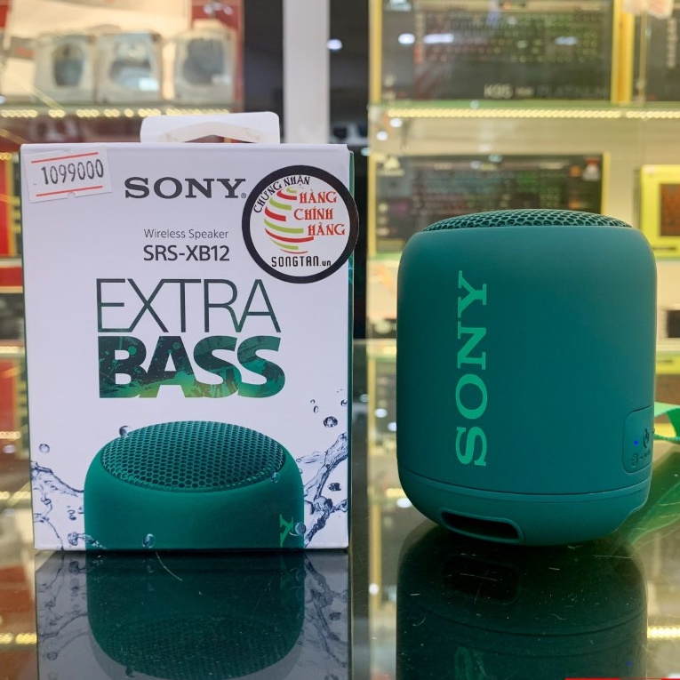 Sony SRS-XB12/GC E loa nghe nhạc hát không dây bluetooth game vi tính kéo karaoke decor loại Bluetooth mã 8123A