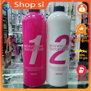 Thuốc uốn lạnh mugens đa năng volume rich texture perm 1000ml*2