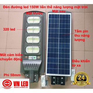Đèn đường led 150W năng lượng mặt trời, pin 24Ah, 0936395395
