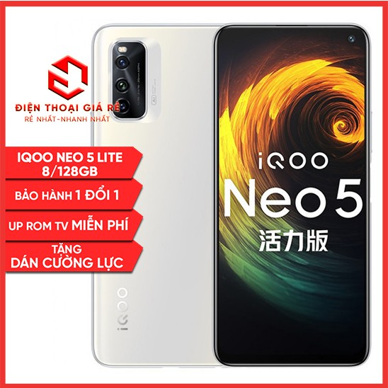 ĐIỆN THOẠI VIVO IQOO NEO 5 LITE, RAM 8/128GB [Giá rẻ Hà Nội, BH 3 tháng 1 đổi 1 - Tặng dán màn] | BigBuy360 - bigbuy360.vn