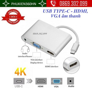 Cáp Chuyển Đổi USB TYPE-C Sang HDMI Và VGA