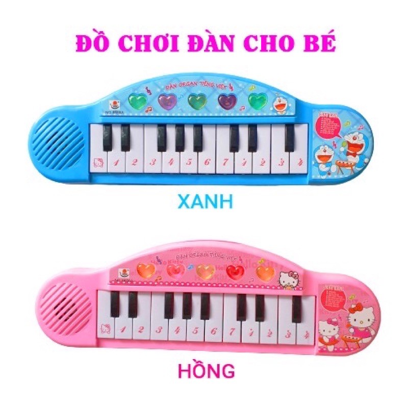 [ĐỒ CHƠI 39K] Đồ Chơi Đàn Organ Cho Bé Giá Rẻ Hình Doraemon/Hellokitty TPHCM