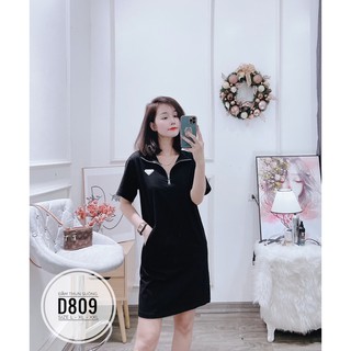 Bigsize Đầm thun suông D809