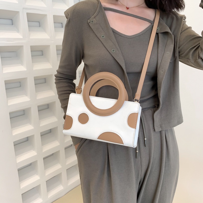 Túi Xách Đeo Vai Cỡ Lớn Màu Tương Phản Thời Trang 2022 Cho Nữ